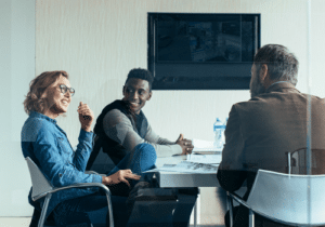 people in a meeting